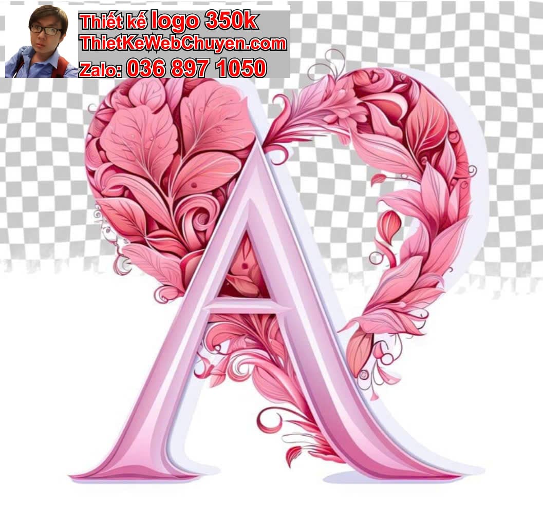 Thiết kế logo công ty tên Ánh