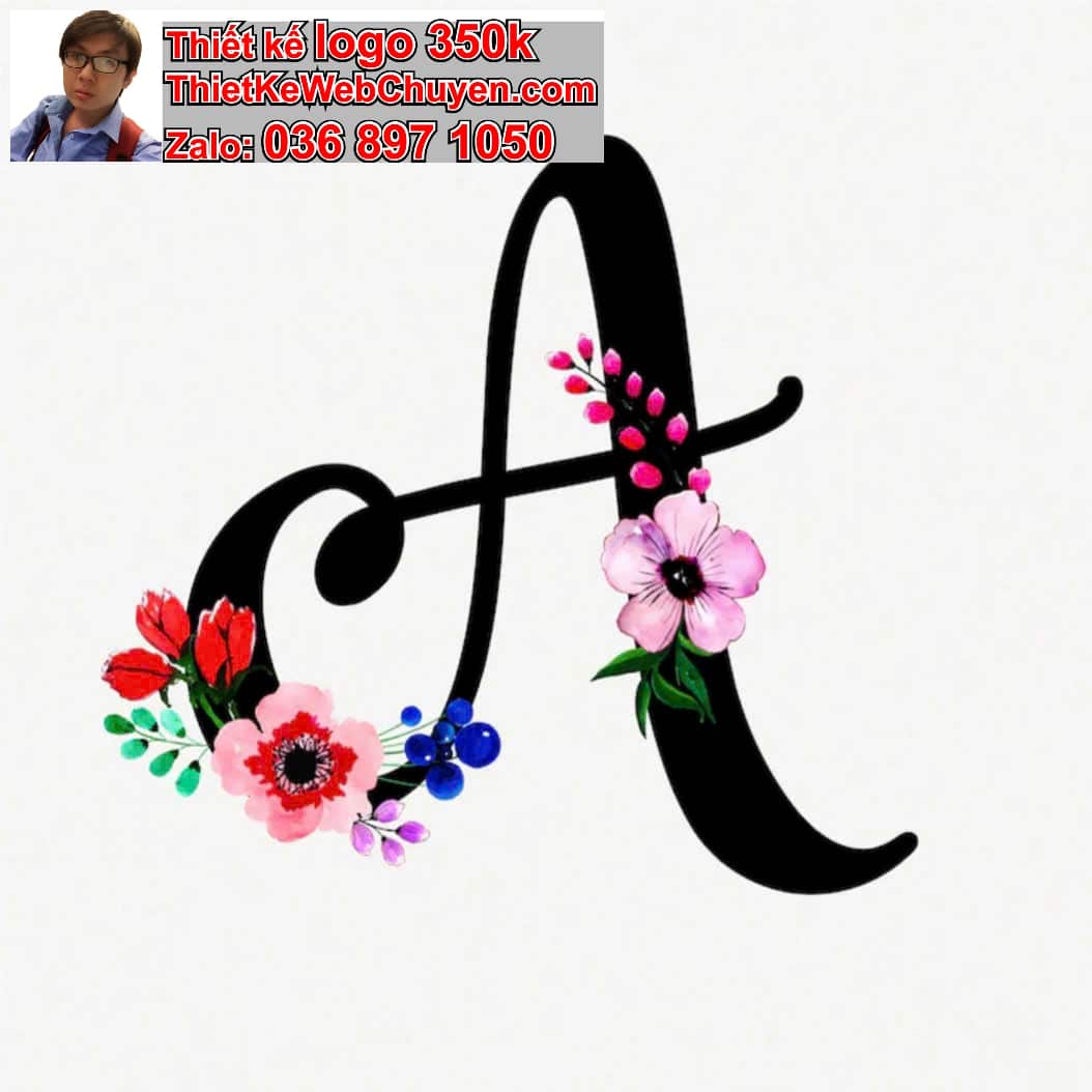 Thiết kế logo công ty tên Ánh