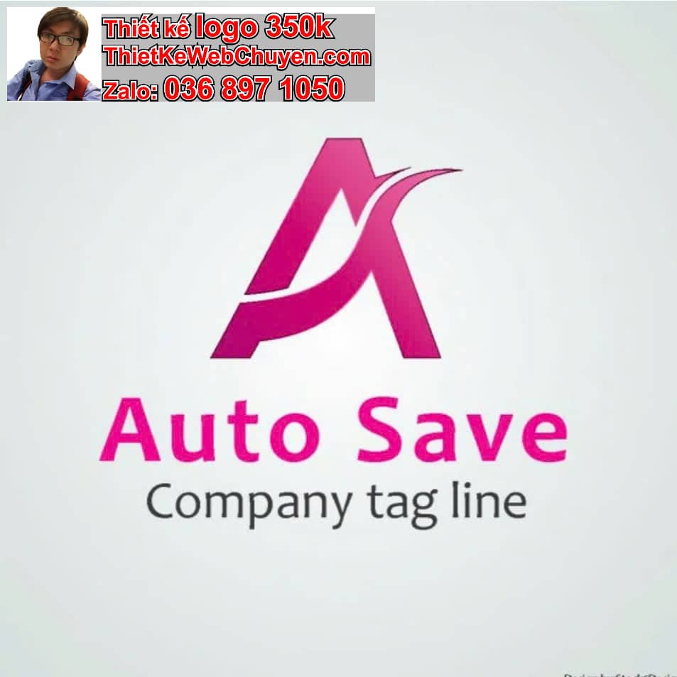 Thiết kế logo công ty tên Ánh