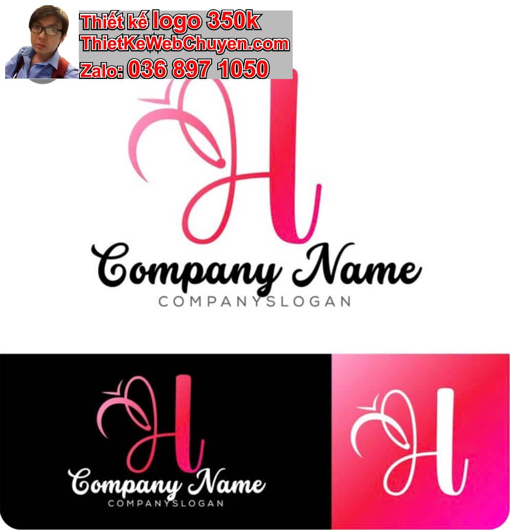 Thiết kế logo công ty tên Hà