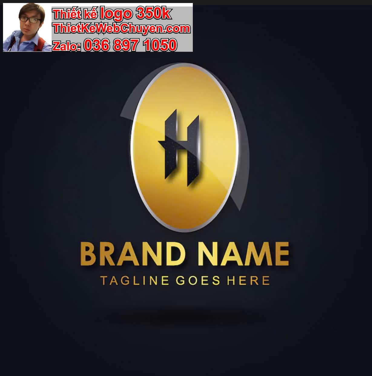 Thiết kế logo công ty tên Hòa 