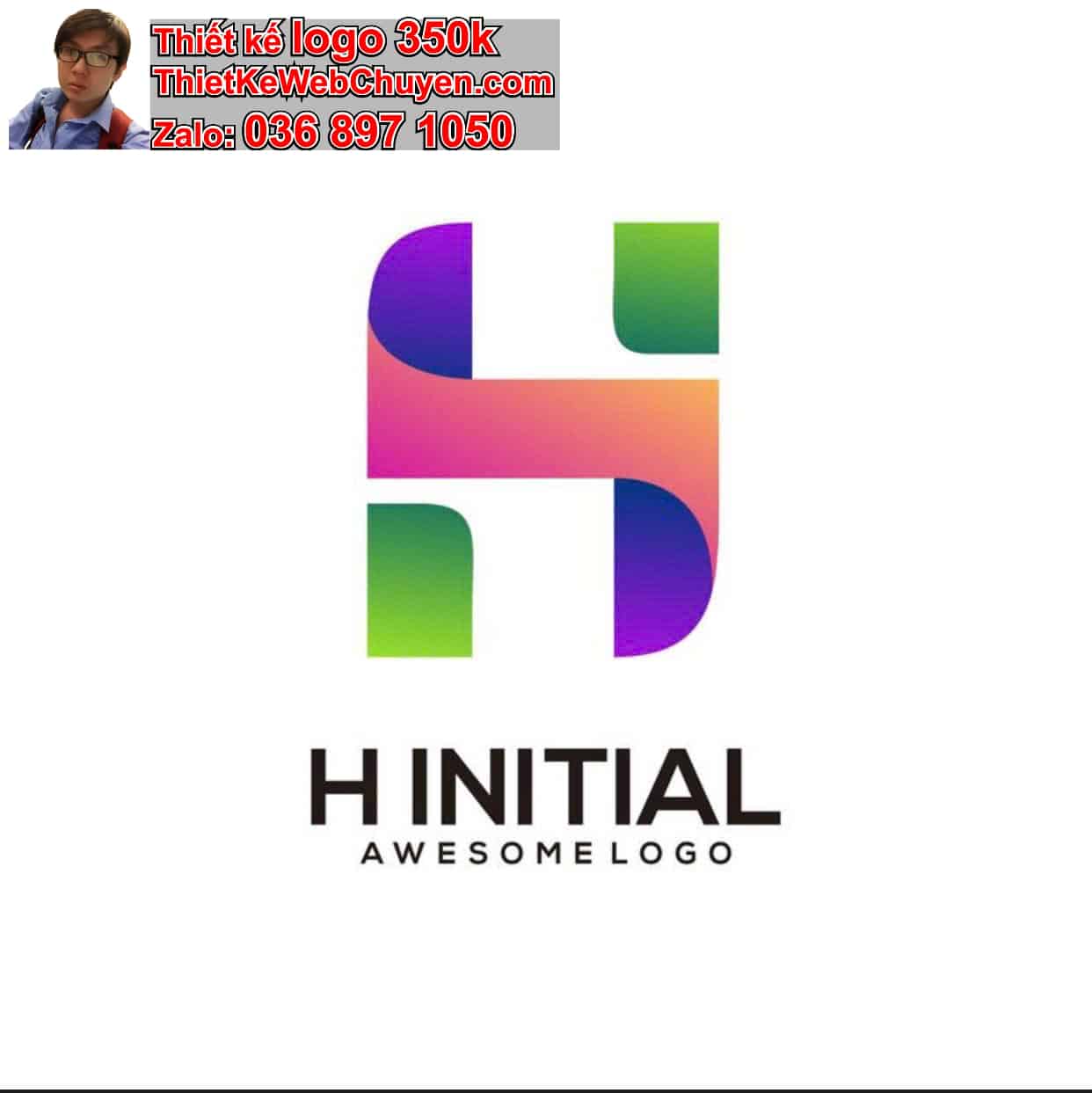 Thiết kế logo công ty tên Hòa 