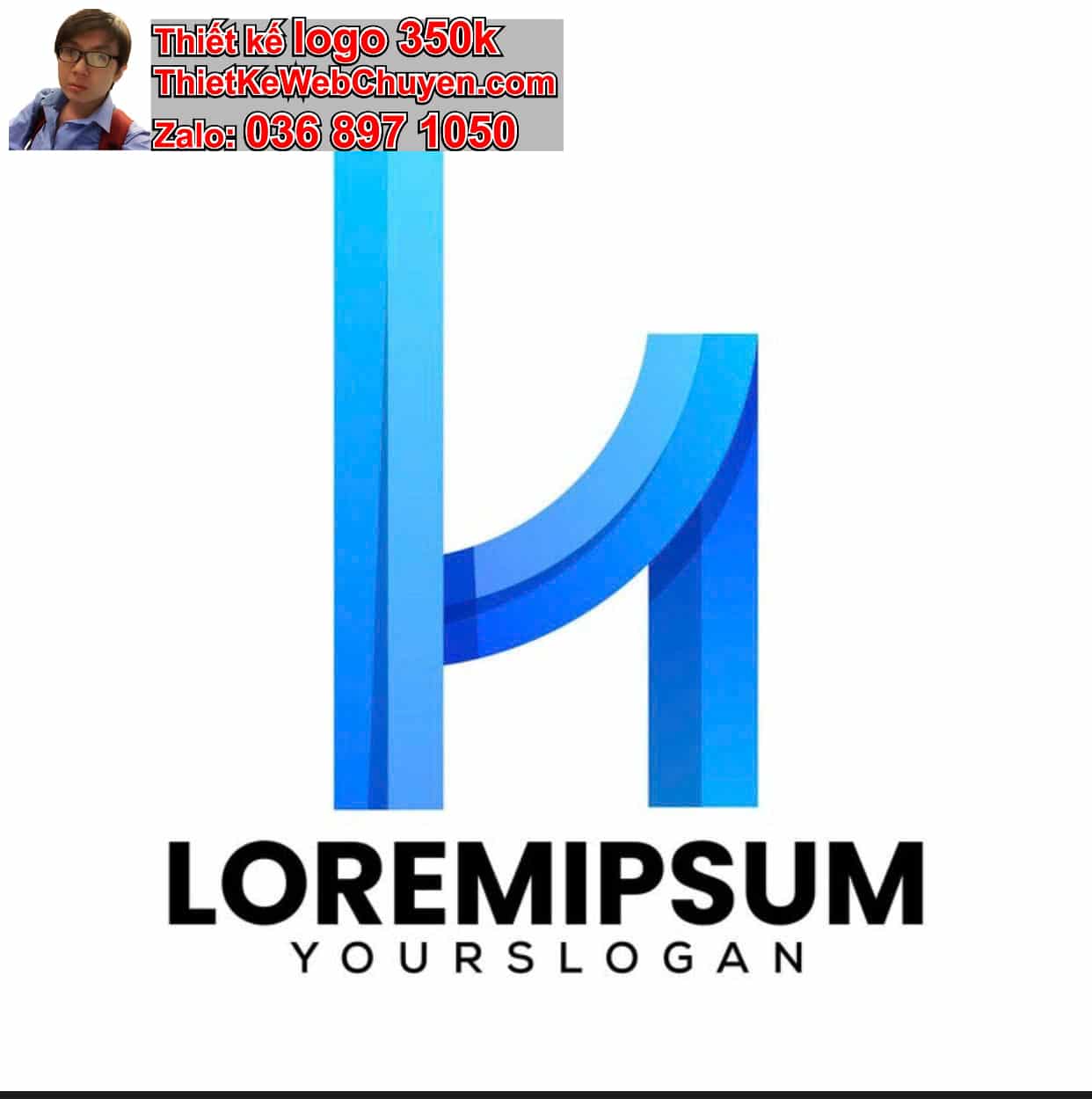 Thiết kế logo công ty tên Hoàng 