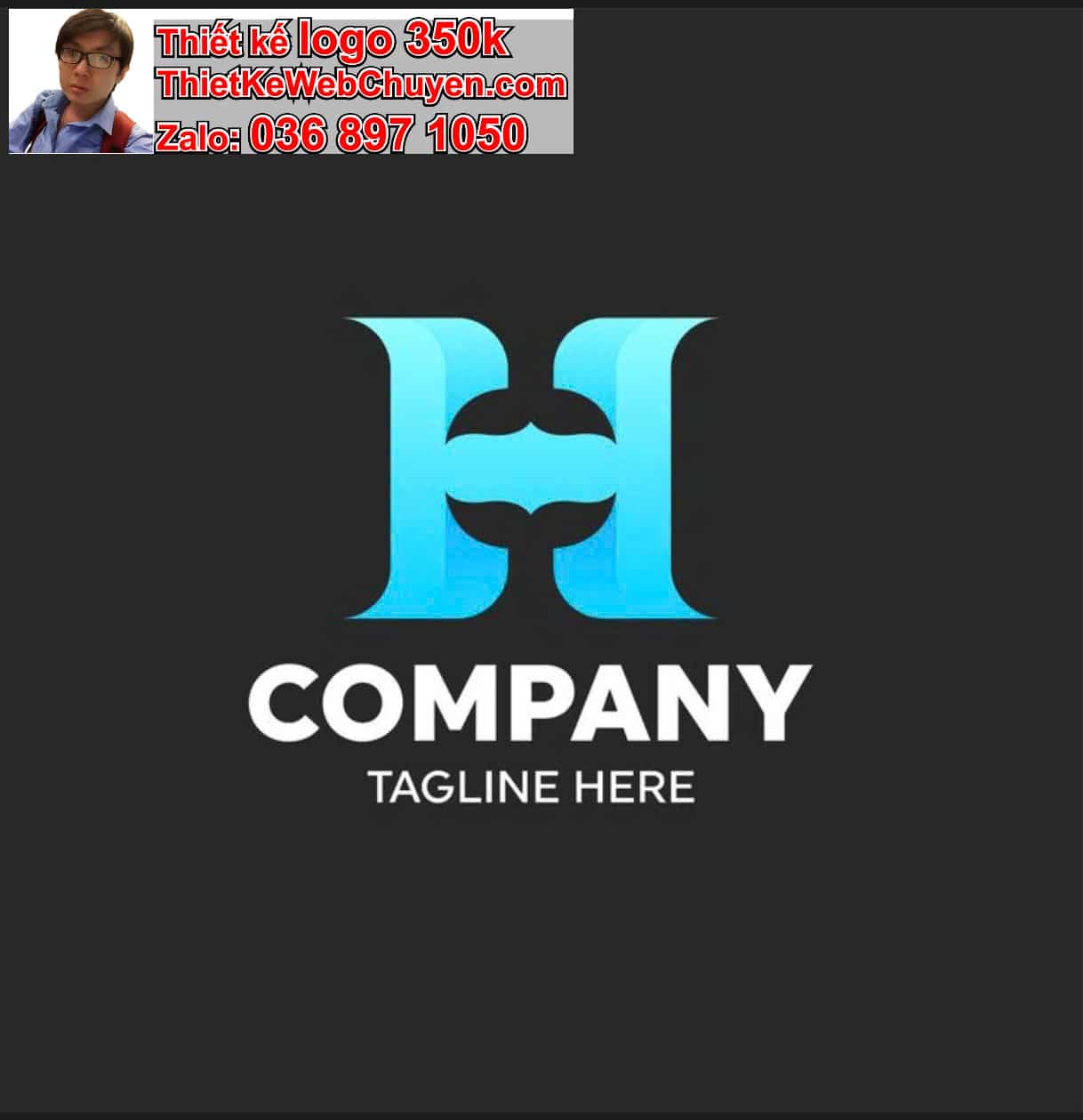 Thiết kế logo công ty tên Hưng