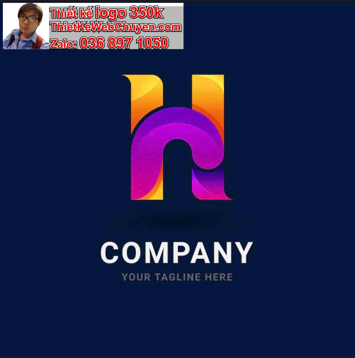 Thiết kế logo công ty tên Hưng