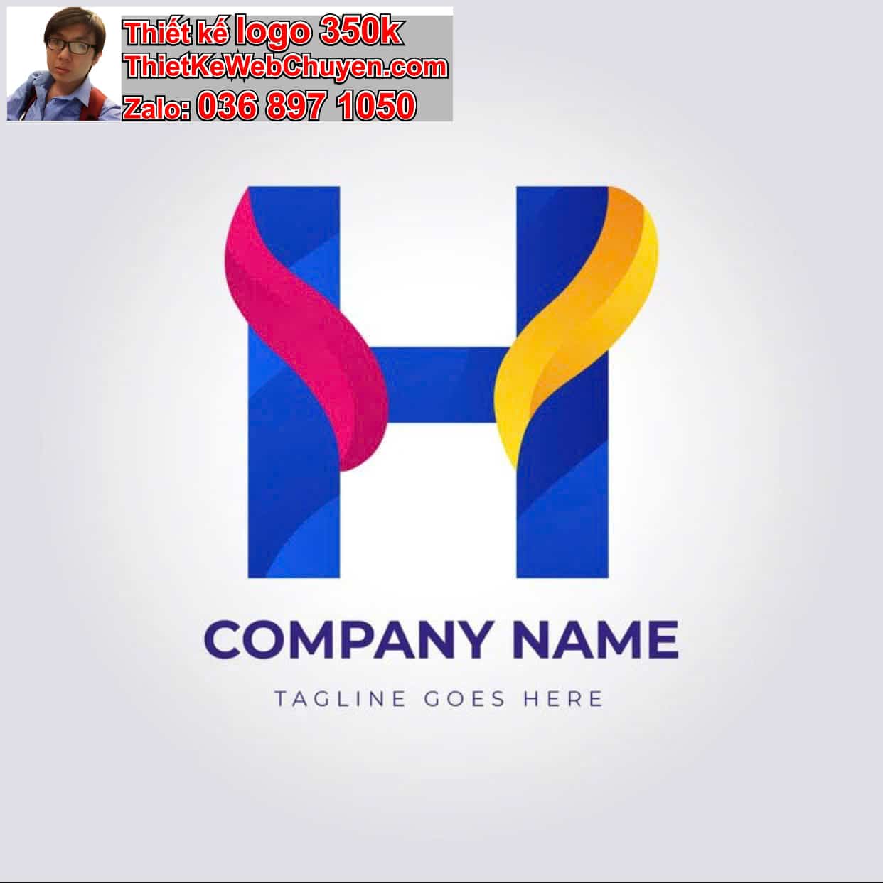 Thiết kế logo công ty tên Hưng