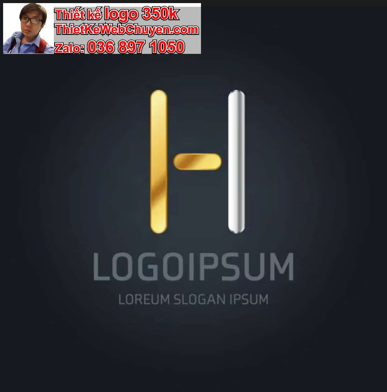 Thiết kế logo công ty tên Hùng