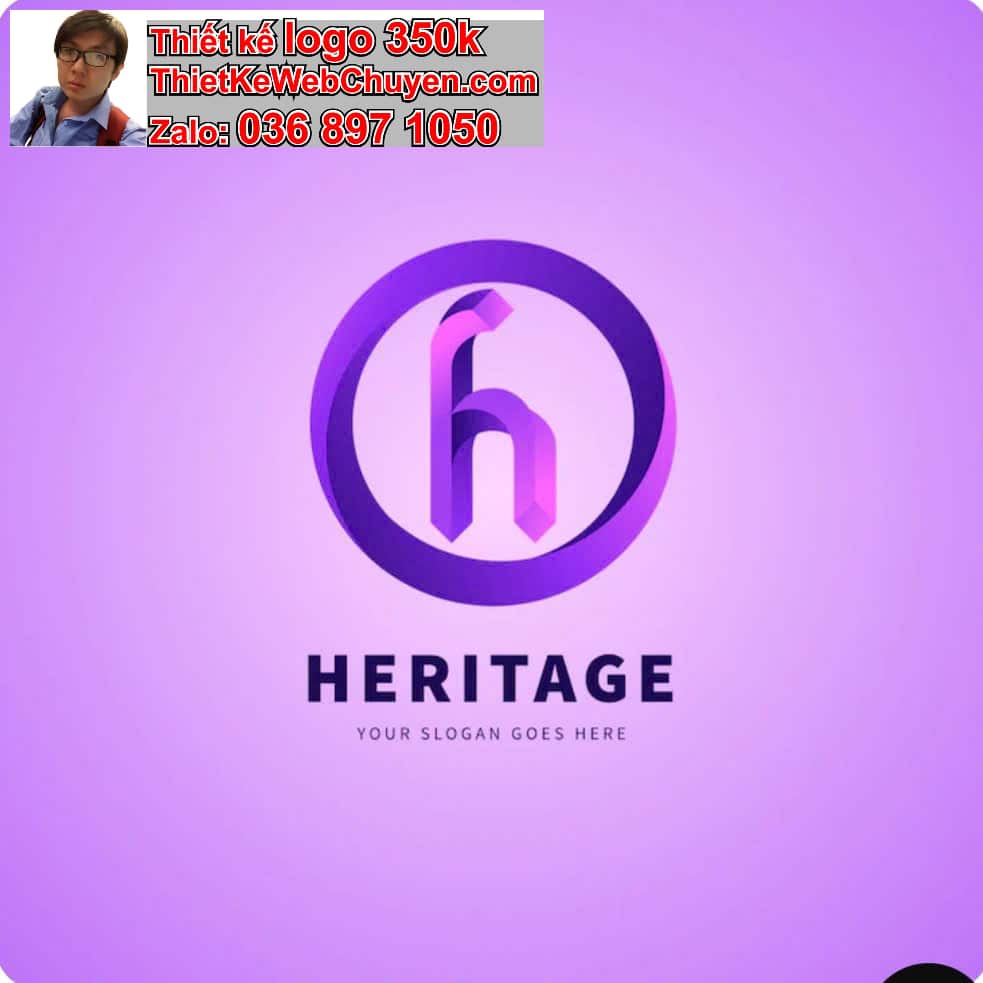 Thiết kế logo công ty tên Huyền 