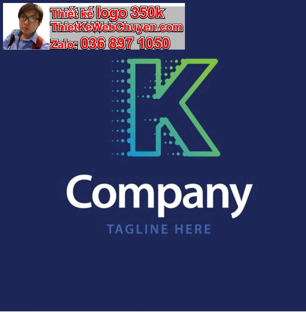 Thiết kế logo công ty tên Kha 