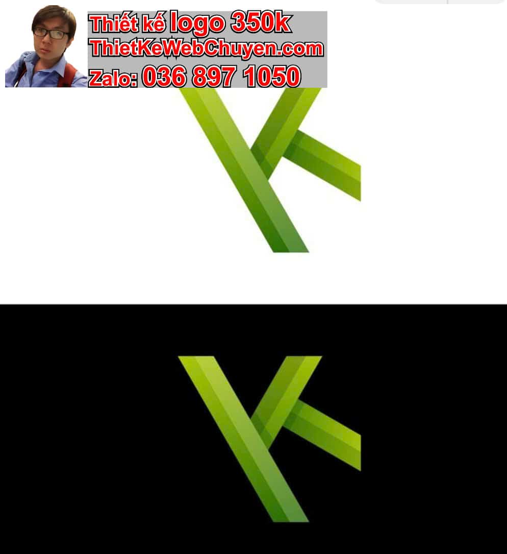 Thiết kế logo công ty tên Kha 