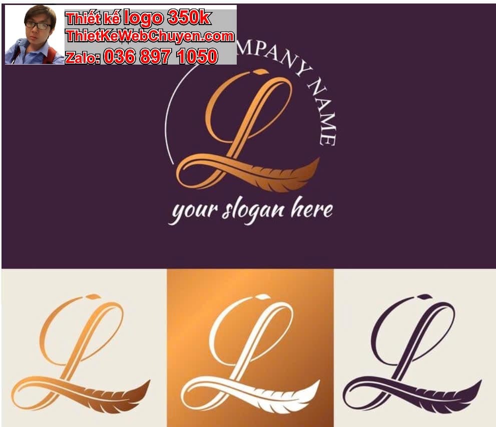 Thiết kế logo công ty tên Linh