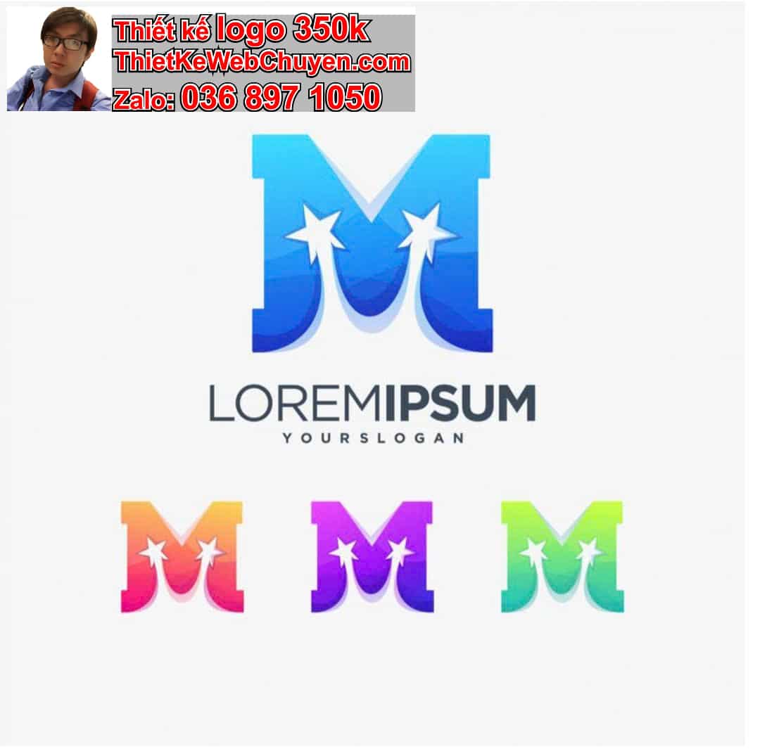 Thiết kế logo công ty tên Mi