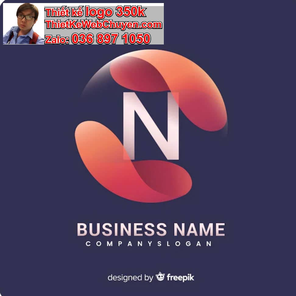 Thiết kế logo công ty tên Nga 