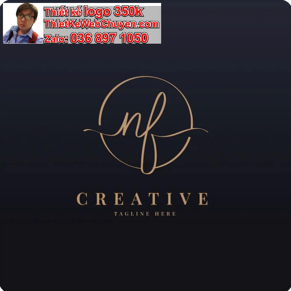 Thiết kế logo công ty tên Nga 