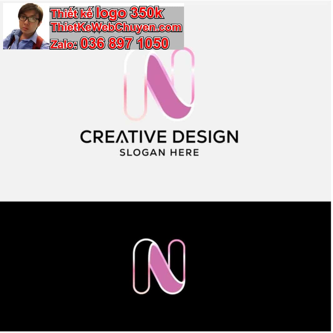 Thiết kế logo công ty tên Nga 