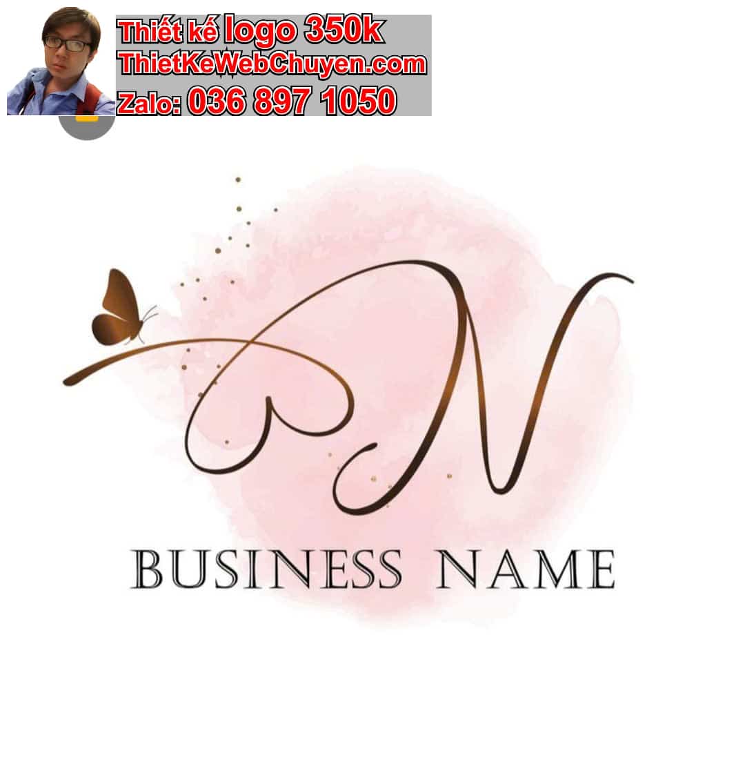 Thiết kế logo công ty tên Ngân 