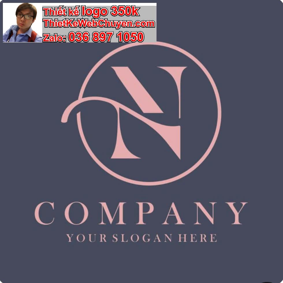 Thiết kế logo công ty tên Nhàn 