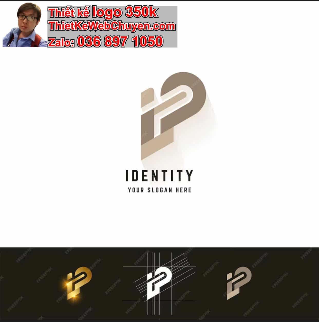 Thiết kế logo công ty tên Phước