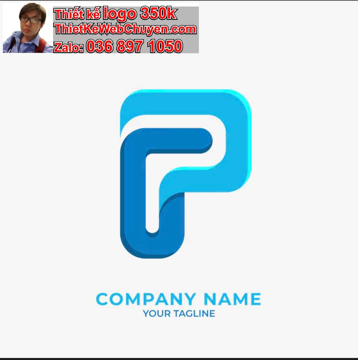 Thiết kế logo công ty tên Phước