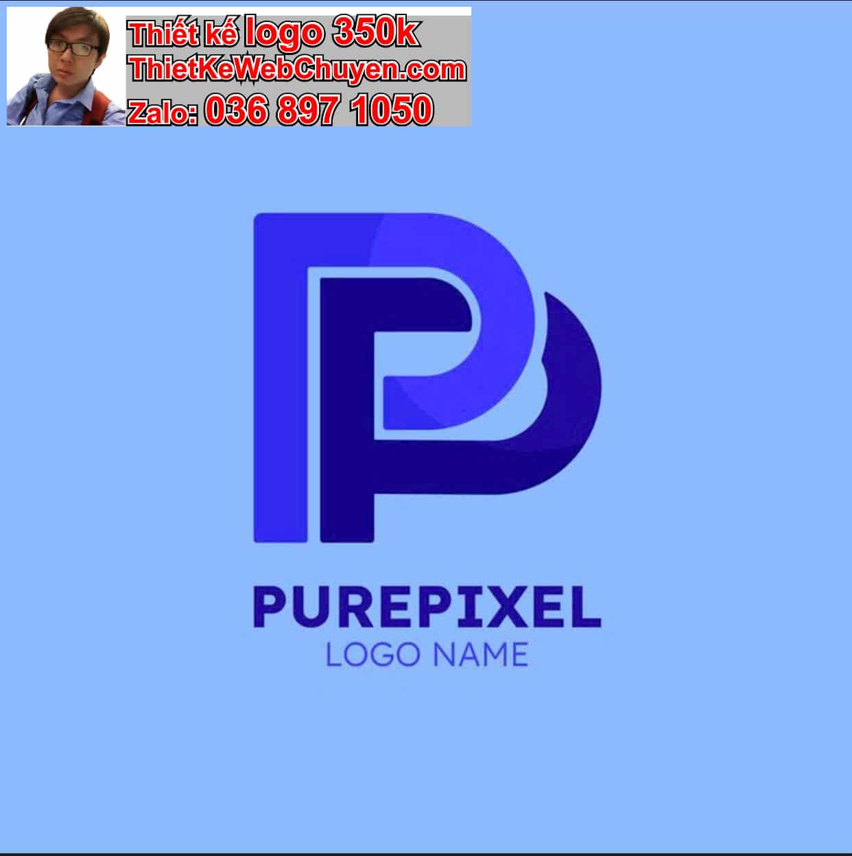 Thiết kế logo công ty tên Phước