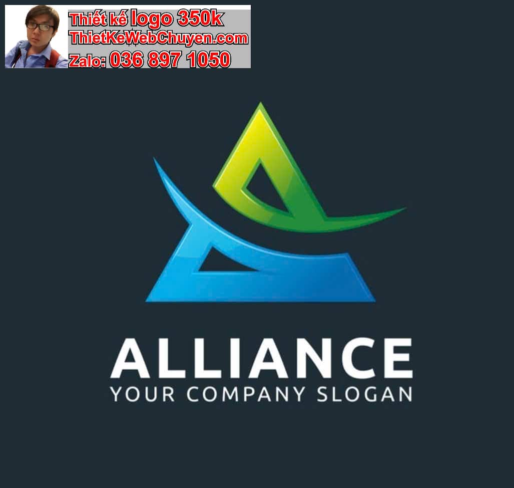 Thiết kế logo công ty tên Vi 