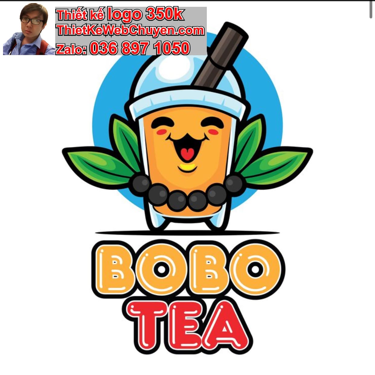 Thiết kế logo công ty trà sữa giá rẻ