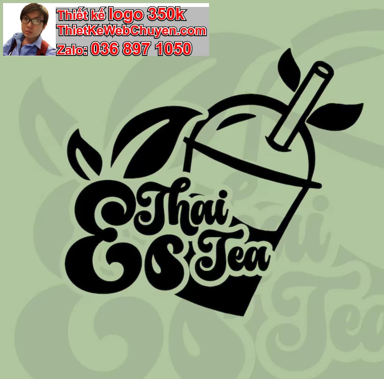 Thiết kế logo công ty trà sữa giá rẻ