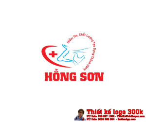 Thiết kế logo cửa hàng thuốc thú y Hồng Sơn