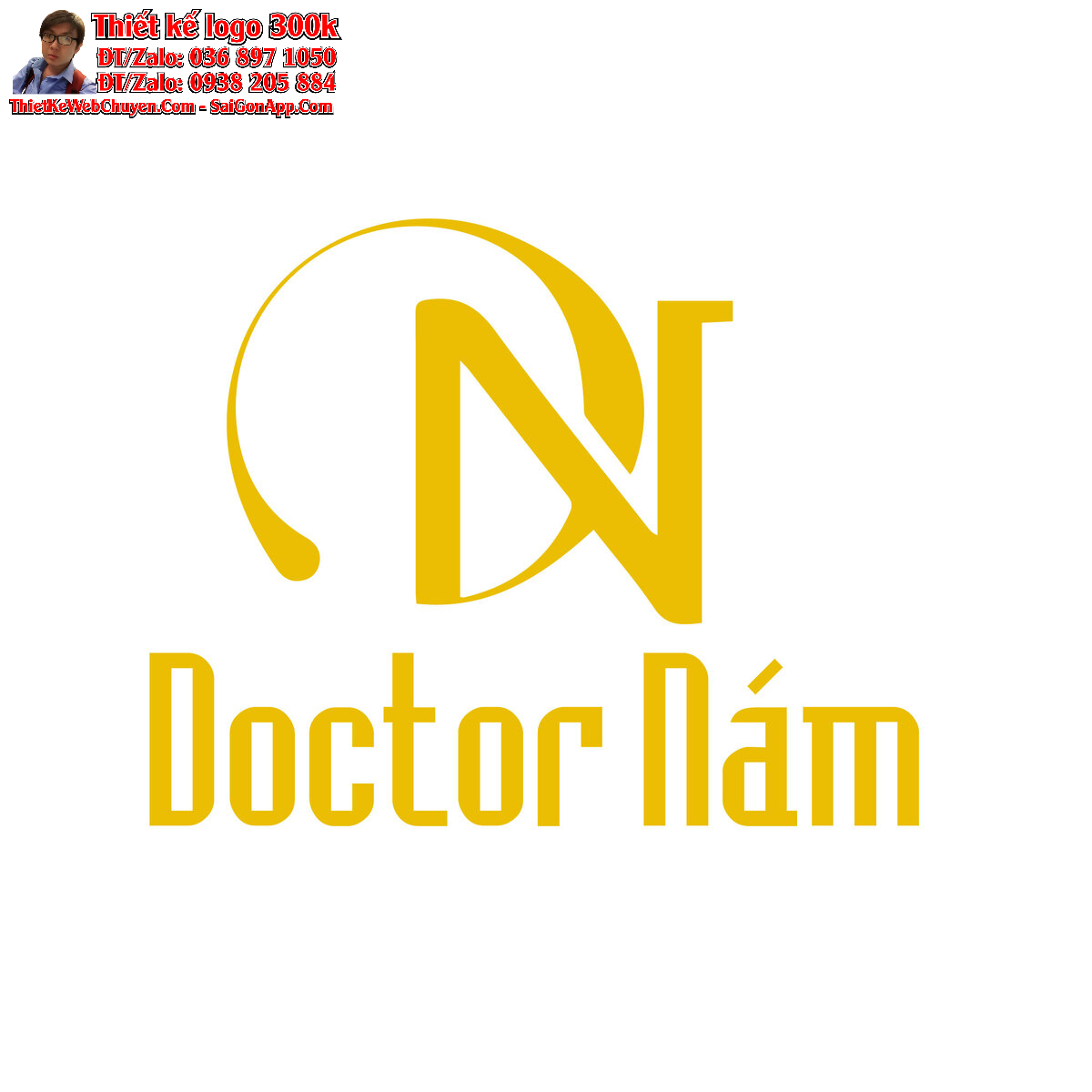 Thiết kế logo da liễu Phòng Khám Doctor Nám