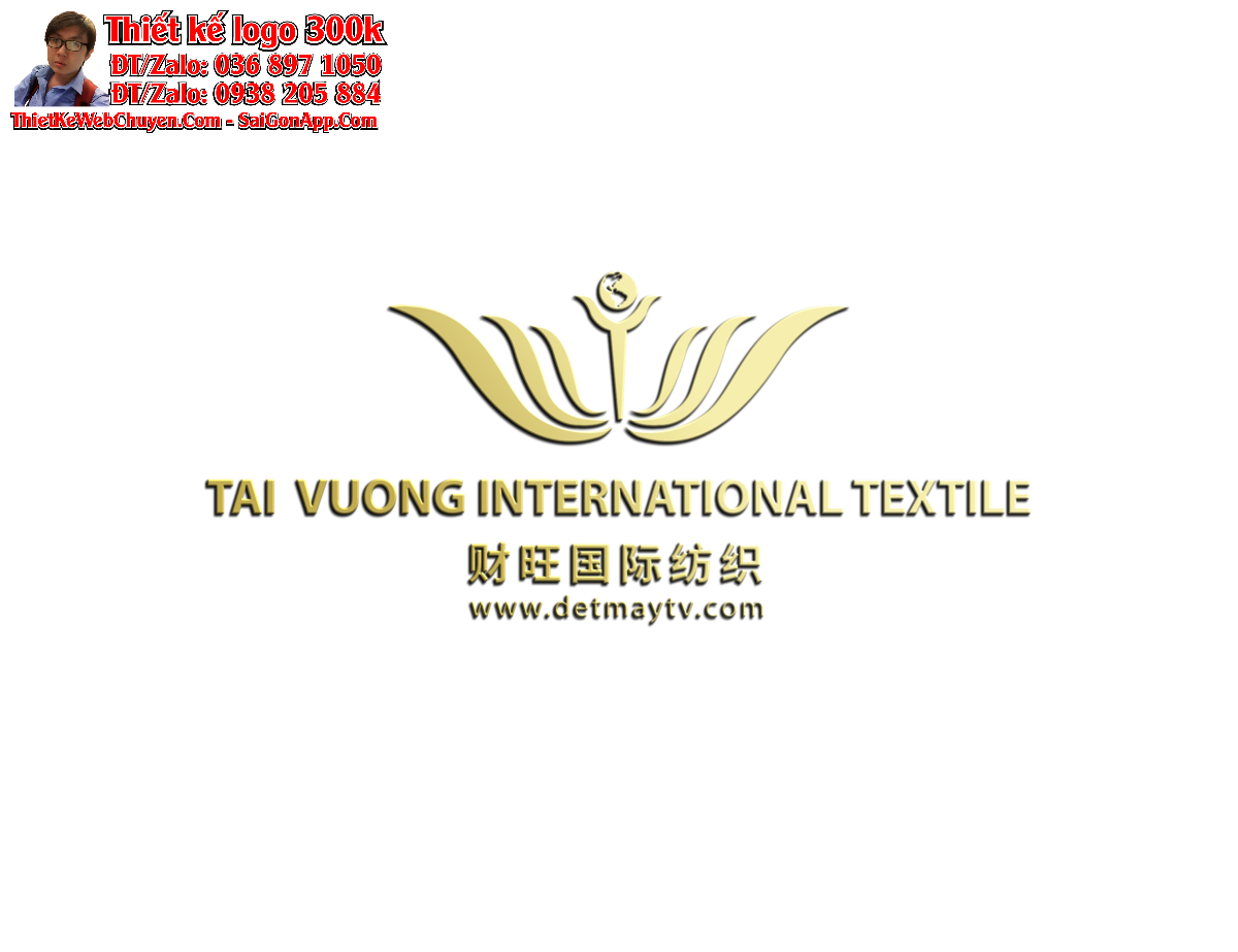Thiết kế logo dệt may VUONGPHAT