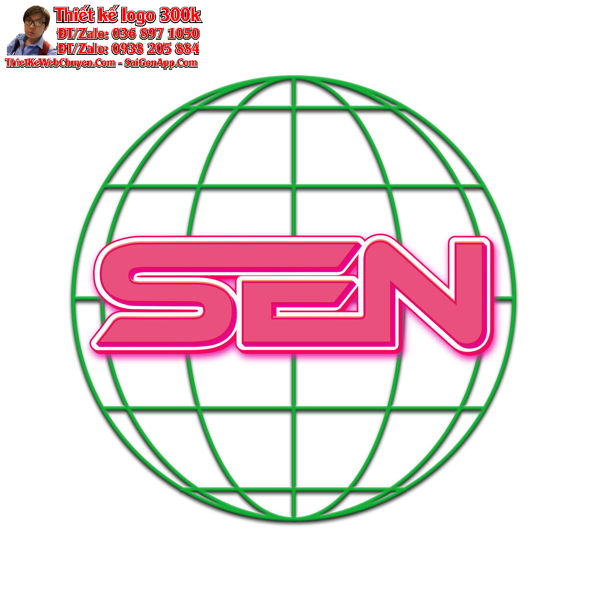 Thiết kế logo dịch vụ hàng hải SEN