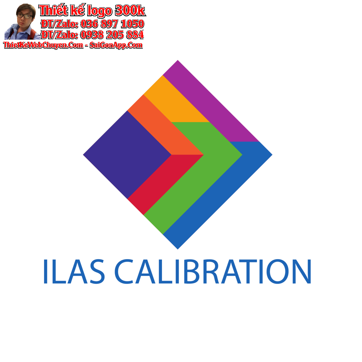 Thiết kế logo dịch vụ kiểm định hiệu chuẩn ILAS Calibration