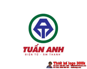 Thiết kế logo điện tử điện lạnh Tuấn Anh