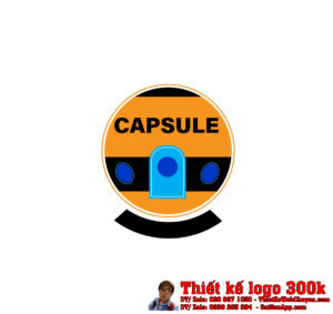 Thiết kế logo đồ điện tử Capsule