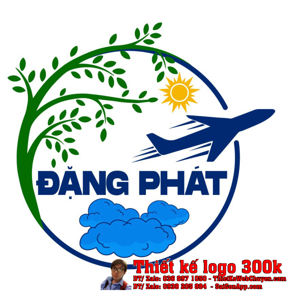Thiết kế logo du lịch ĐẶNG PHÁT Thiết kế logo du lịch ĐẶNG PHÁT