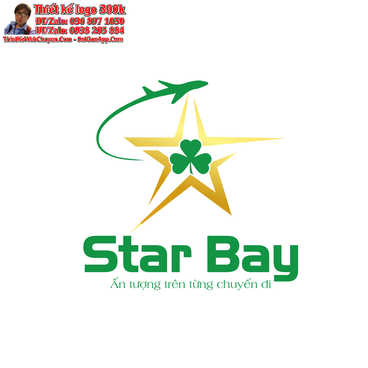 Thiết kế logo du lịch Star Bay