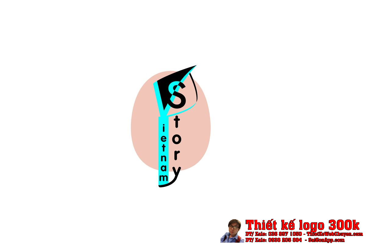 Thiết kế logo du lịch Vietnam Story Thiết kế logo du lịch Vietnam Story