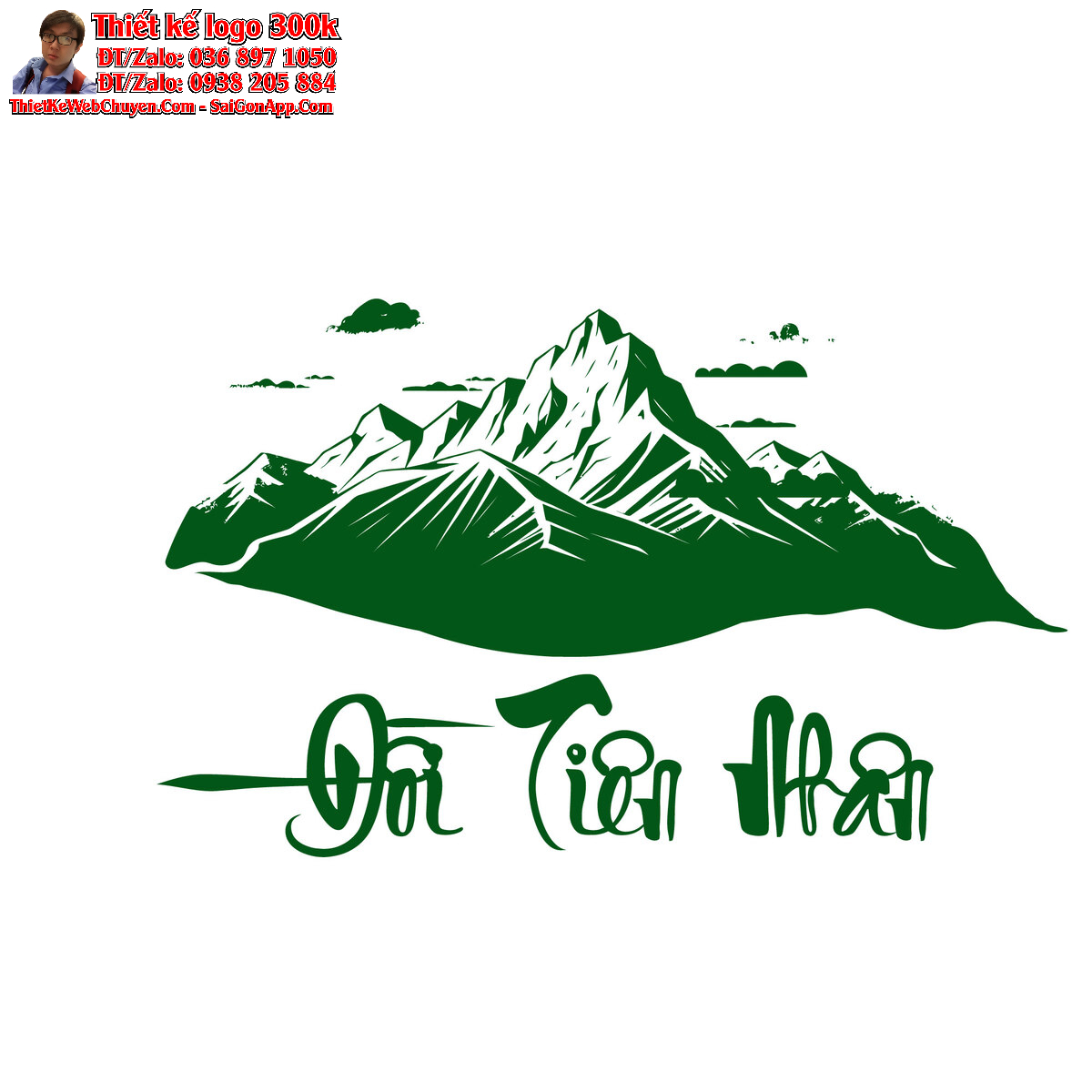 Thiết kế logo du lịch vùng cao Đồi Tiên Nhân