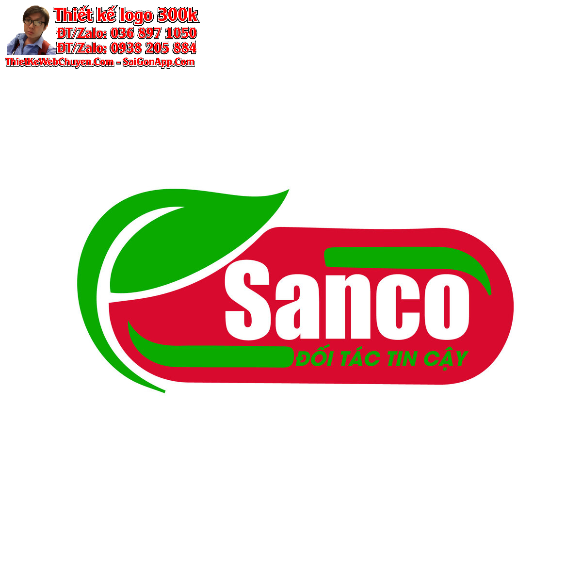 Thiết kế logo dược phẩm Sanco