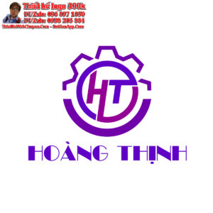 Thiết kế logo gia công cơ khí Hoàng Thịnh