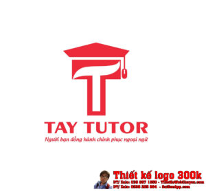 Thiết kế logo giáo dục ngôn ngữ Tay Tutor