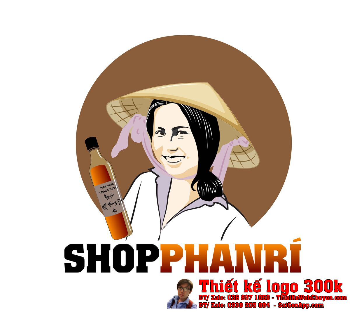 Thiết kế logo hải sản đồ khô Phan Rí Cửa Thiết kế logo hải sản đồ khô Phan Rí Cửa