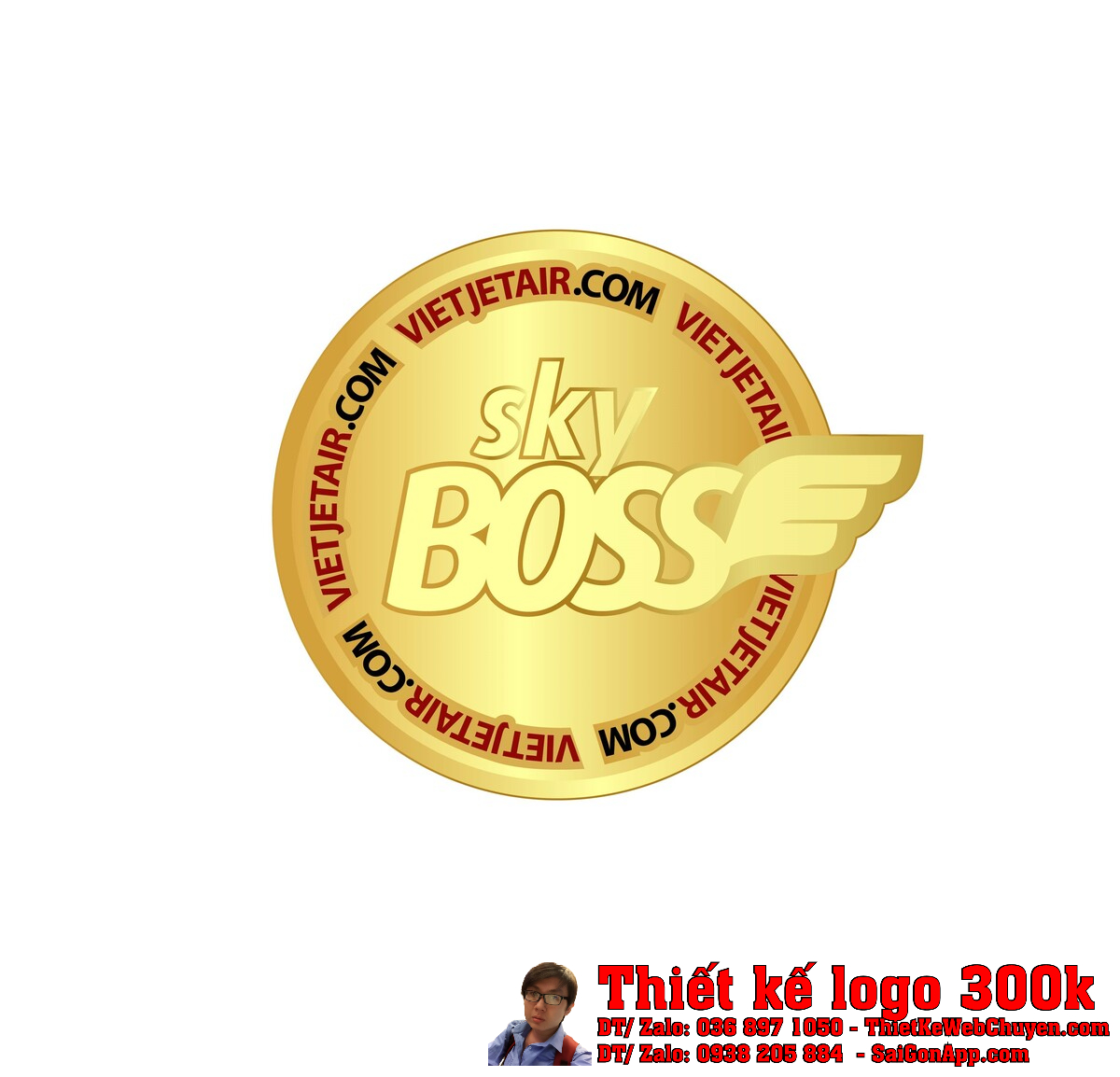 Thiết kế logo hàng không Vietjetair Thiết kế logo hàng không Vietjetair