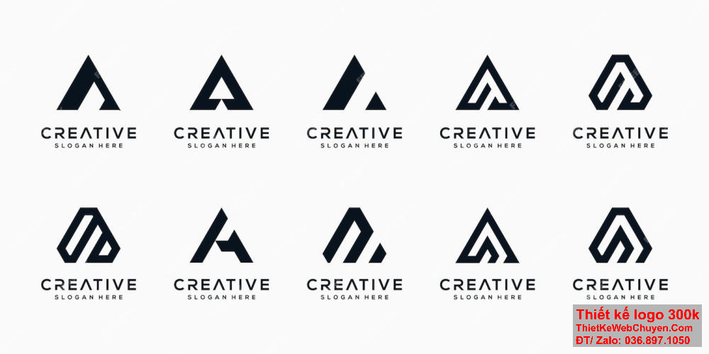 Logo với hình dạng đặc trưng tạo nên sự nhận diện nhanh chóng. Thiết kế sắc nét với hình dạng hình tam giác.