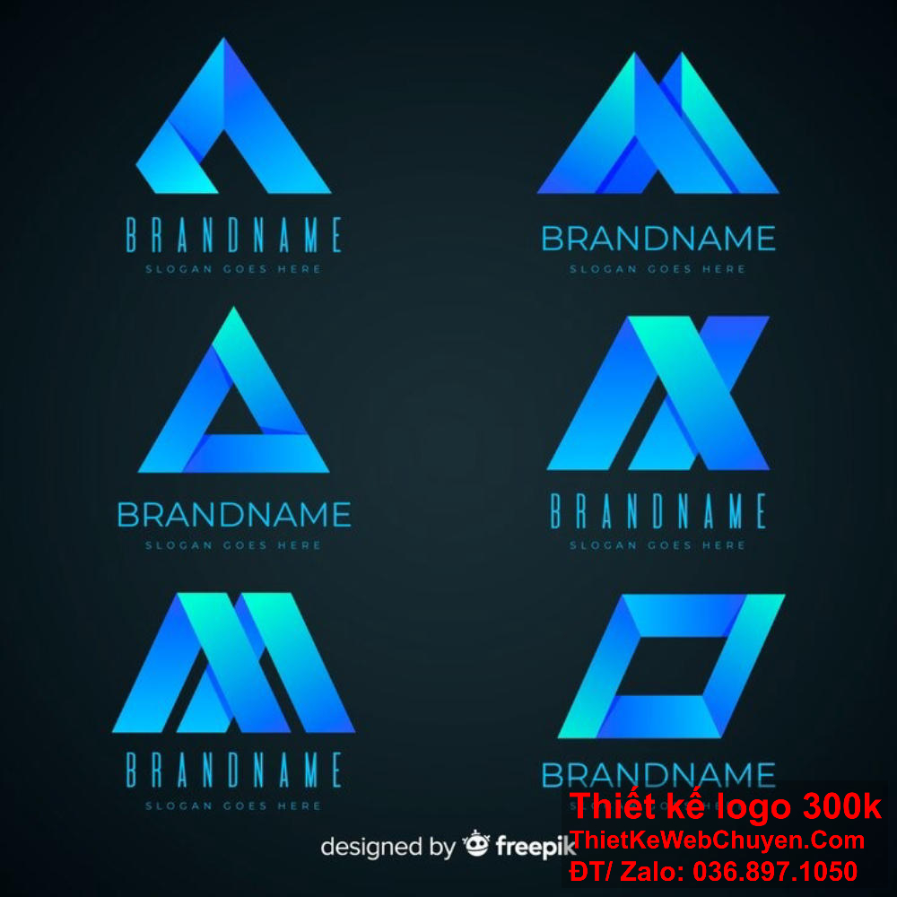 Thiết kế logo hình tam giác giúp thương hiệu nổi bật. Thiết kế logo hình tam giác mang lại cảm giác vững chắc và ổn định.