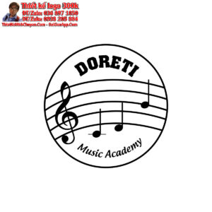 Thiết kế logo học viện âm nhạc DORETI