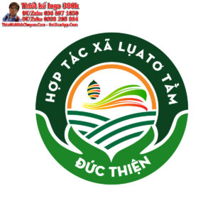 Thiết kế logo hợp tác xã lụa tơ tằm Đức Thiện