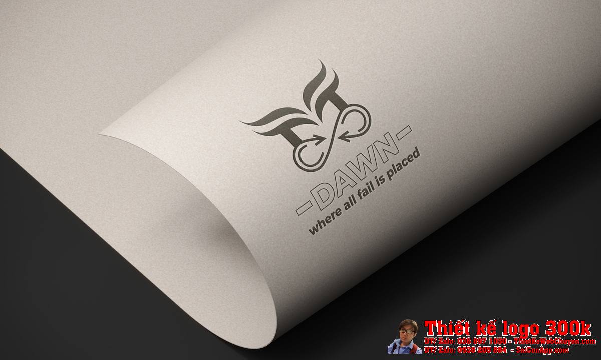 Chi tiết biểu tượng trong Thiết kế logo khách sạn DAWN