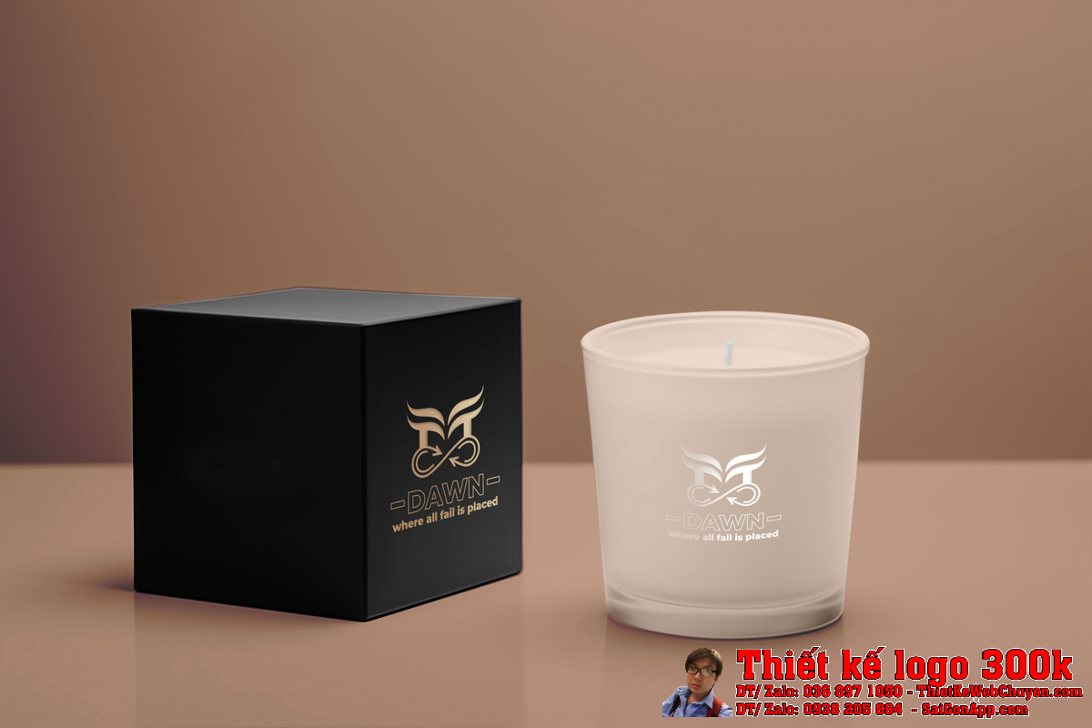 Ứng dụng Thiết kế logo khách sạn DAWN trên bảng hiệu