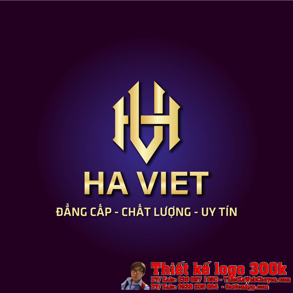 Thiết kế logo kiến trúc công ty TNHH DVTM HA VIET Thiết kế logo kiến trúc công ty TNHH DVTM HA VIET phiên bản chính thức